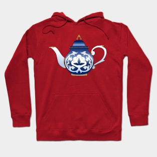 Teapot (navy and gold) Hoodie